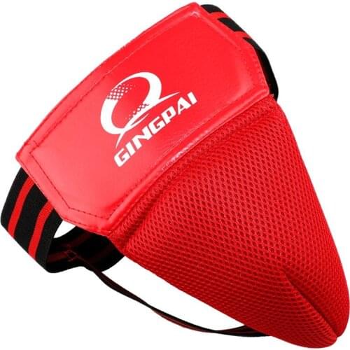 GINGPAI Kids Adults Groin Protectors Sanda MMA TKD Karate Boxing Groin Guard Protection Jockstrap Thong Sexy Sliming Training