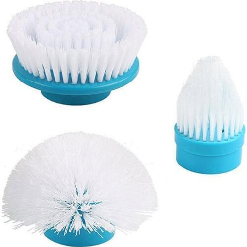Turbo Scrub Electric Cleaning Brush Head 3in1 Adjustable Waterproof Cleaner Tool Bathroom Kitchen Tools Set washroom Only Head