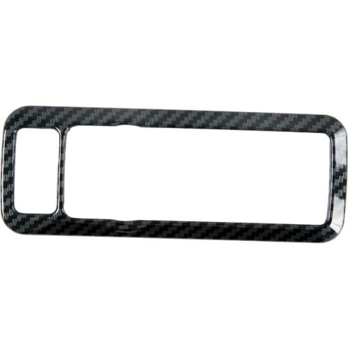 Carbon Fiber Headlight Head Light Adjust Button Panel Cover Trim Fit For Ford Explorer 2020 2021