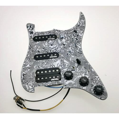 Electric Guitar Pickups Stratocas Guitar Pickups Wilkinson Alnico5 SSH Style type fully loaded pickguard