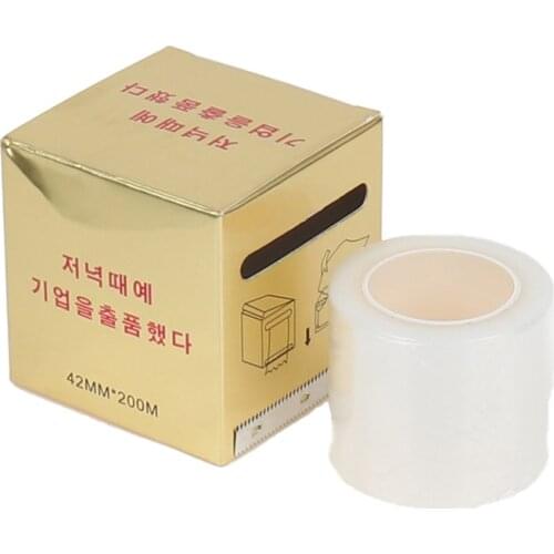 1 Roll Disposable Preservative Film 42MM*200M Microblading Plastic Tattoo Wrap Eyebrow Tattoo Accessories For Permanent Makeup