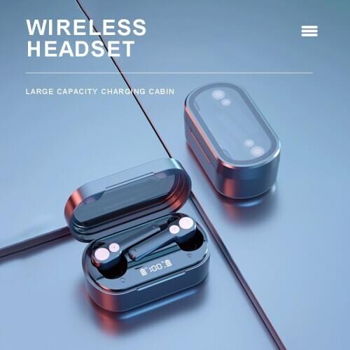 For Running Walking Hiking 1pc Waterproof Universal Mobile Phone Sports Earbuds Portable bluetooth 5.0 Wireless Earbuds Pohiks