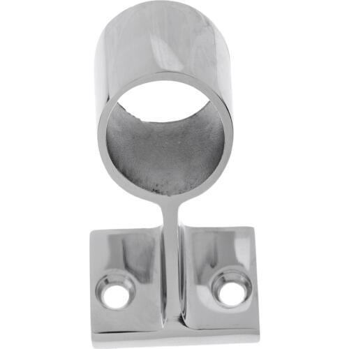 2 Pieces Marine Boat Durable Hand Rail Fitting SS 316 60 Deg Center Stanchion 7/8'' 22MM and 1" 25MM