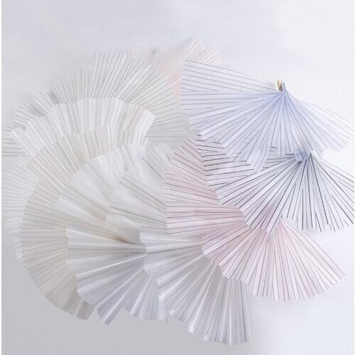 20 Sheets Stripe Flower Wrapping Paper 60*60cm Jelly Film Waterproof Matte Paper Bouquet Wrapping Paper