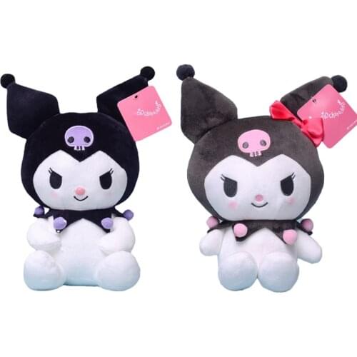 20cm Anime Plush Kawali Rosette Kuromi Soft Stuffed Plush Pendant Cute Dolls Plush Kids Toys Girls Gifts Room Dress Up
