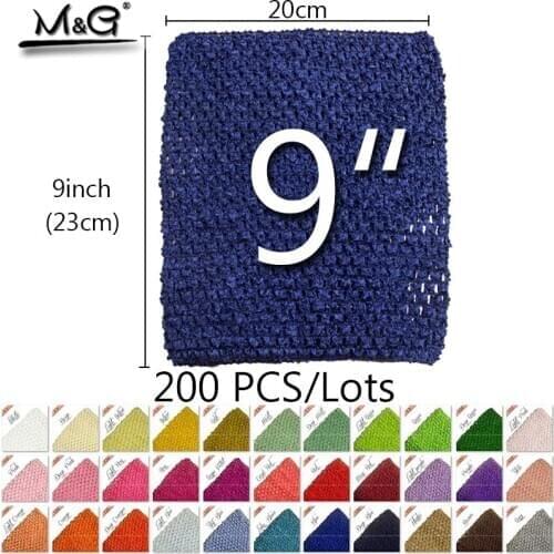 200pcs/lot 2016 New Wholesale Colourful 9inch 23*20CM Baby Girl tutu Crochet Tube Tops Chest Wrap Raw Material Accessories