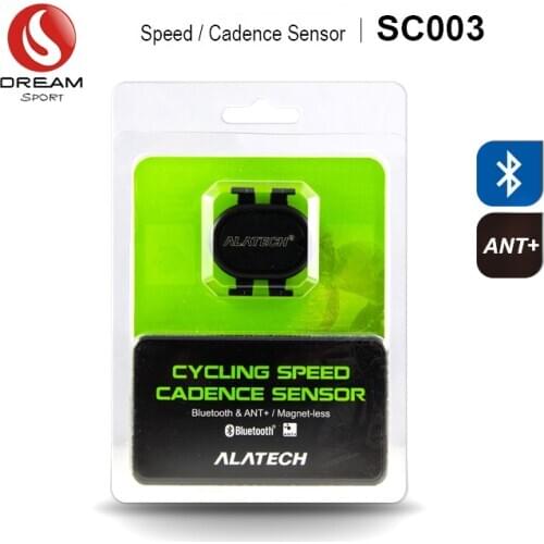 ANT+ Bluetooth Bike Speed Cadence Sensor Wireless Connect to both smartphone and bike computers Cycling Accessories DREAM SPORT