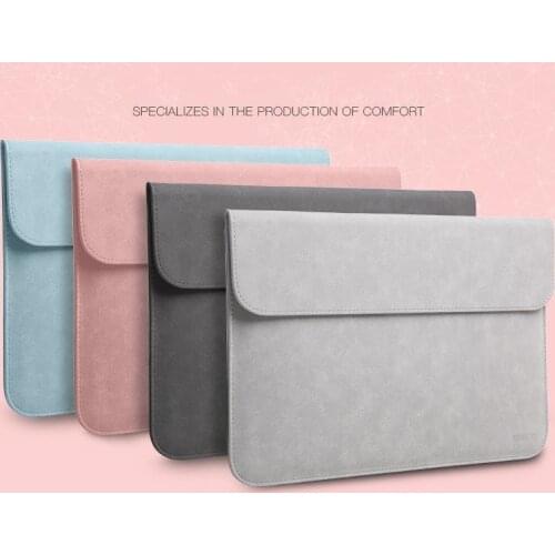 For Ipad Macbook Air Pro Notebook Tablet Cover Sleeve Soft Computer Pouch Laptop Case Bag 12" 13" 14" 15" With a Small Bag Gift