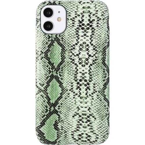 Snake skin pattern leather mobile phone case For iphone 12 Mini 11 SE2020 pro XS MAX X XR 7 8 6 6S plus Pu Leather cover