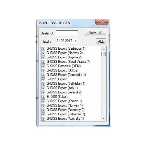 SpecDiag For ISUZU E-IDSS and G-IDSS keygen ( License generator)