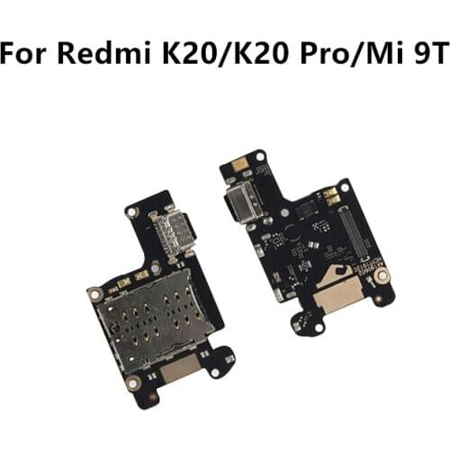 For Xiaomi Redmi k20 USB Charger Port Dock Connector PCB Board Ribbon Flex Cable + Headphone Jack Audio Earphone repair Parts