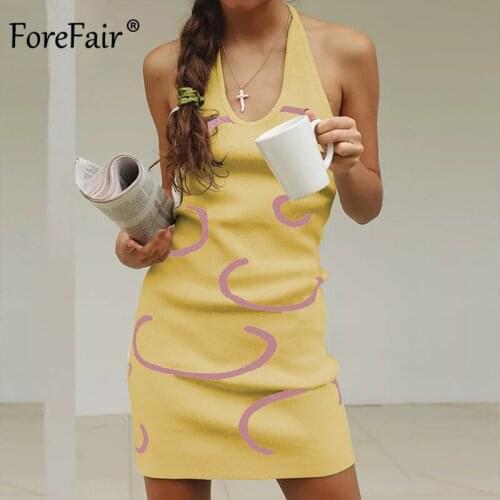 Желтые летние платья Forefair China At AliExpress