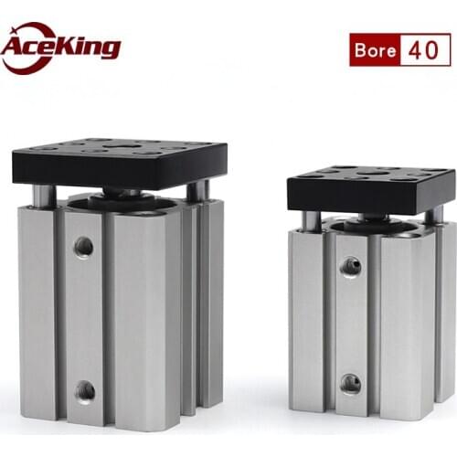 JTD40 Three axis thin guide rod with baffle cylinder JTD-40X5X10X15X20X25X30X35X40X45X50X75X100-SE2 non rotating type