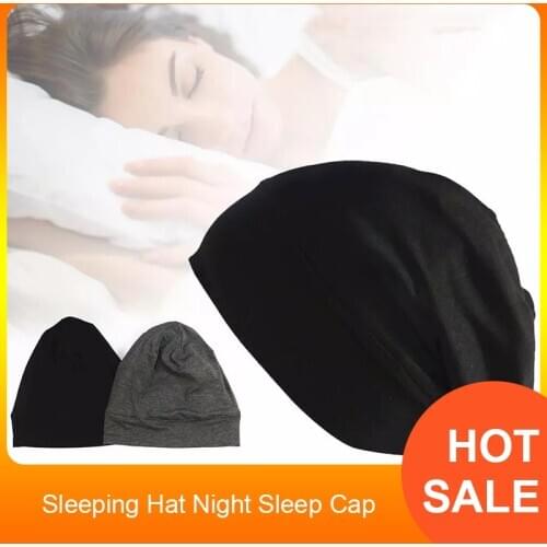 Sleeping Hat Night Sleep Cap Hair Care Bonnet Nightcap For Women Men Unisex Cap Head Wrap Cap Hair Styling Tool