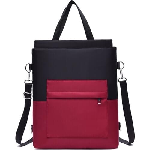 Hot Womens Lightweight Multifunction Backpack Purse High Capacity Knapsack Women Bagpack Female Hit Color Teenager Shoulder Bag