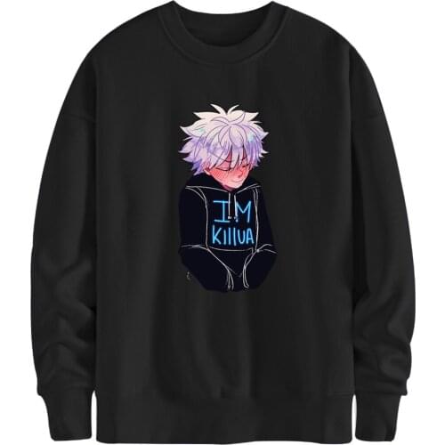 Long Sleeve Mens Sweatshirts HUNTERXHUNTER Hoodies Printing 2020 Fleece Hoody Autumn Harajuku Pullovers White Moletom Masculino