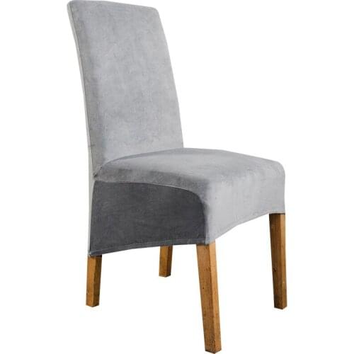 Soft Stretch Chair Covers Home Hotel Restaurant Banquet Spandex Chair Covers Pink Black Navy Blue Gray Dinning Chair Covers