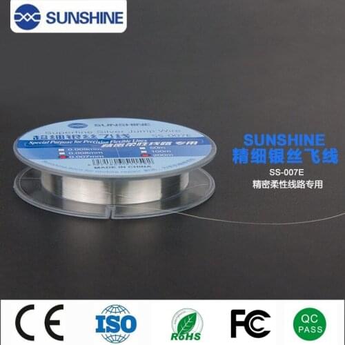 SUNSHINE SS-007E Flying Line Jump Wire 0.007mm For Mobile Phone CPU Fingerprint Touch Dedicated Repair Flying Line