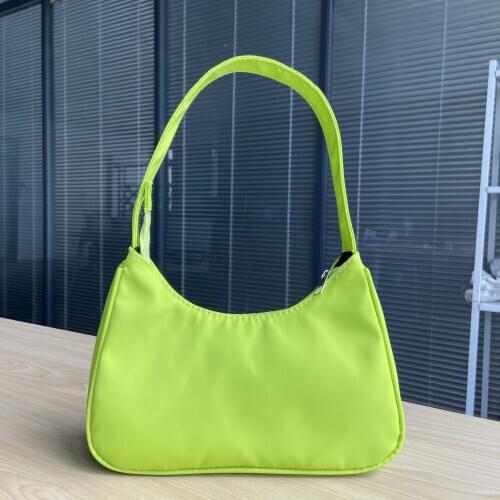 Candy Color Ladies Underarm Shoulder Bags Fashion Nylon Women Hobos Handbags Casual Female Small Clutch Purse Tote Bolso Mujer