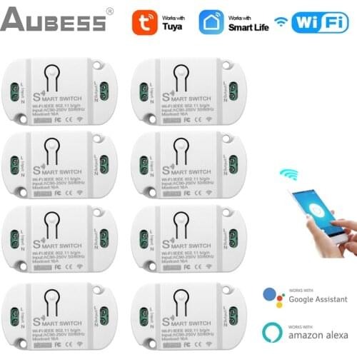 Tuya Smart Wifi Switch 16A Wireless Switches Smart Home Works With Smart Life Automation Remote Voice Control Alexa Google Home