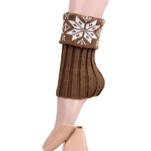 New Christmas snow floral Crochet Knit Leg Warmers Boot Cuffs Toppers Boot Socks 23pairs/lot #3914