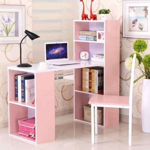 Kids' bookcase pink bookshelf red book cabinet customized white bookcase