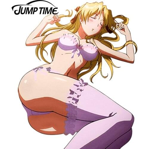 JumpTime 13cm x 10cm Super Hot Girl Anime erica1bymgmnzxv3 Sticker 3D Car Decal Waterproof Hood Protective Film