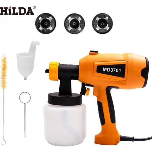 550 W Electric Paint Sprayer Airless House Fence Room Car Painting Spray Adjustable 4 Nozzle Easy To Use Household Paint