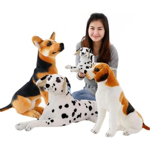 Giant Plush Dog Toy Realistic Stuffed Animals German Dog Shepherd Dog Plush Toys Gift For Children