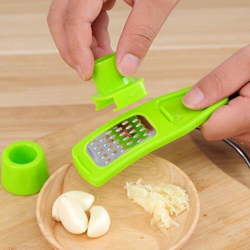 Stainless Steel Ginger Pressing Garlic Grinding Planer Slicer Cutter Grater Fruit Slicer Multi Functional For Kitchen Tool