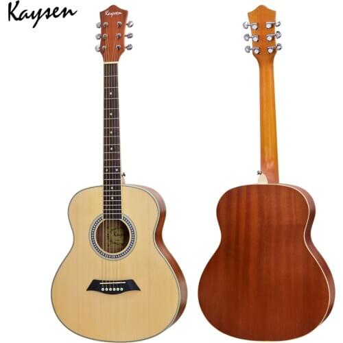 Kaysen 36" Rosewood Acoustic Guitar Travel Guitar Wooden High quality 6 Strings Musical Instrument Guitarra Professional AGT105