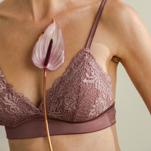 Lingerie bra Set sexy fine sexy Lace bielizna sexy thin interior caper joint Padded Bras and brief Set