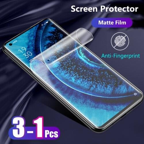 Matte Soft Hydrogel Film For Oppo Find X3 X2 X 2 Pro x2pro 5G No Fingerprint Frosted Game Full Cover Screen Protector Not Glass