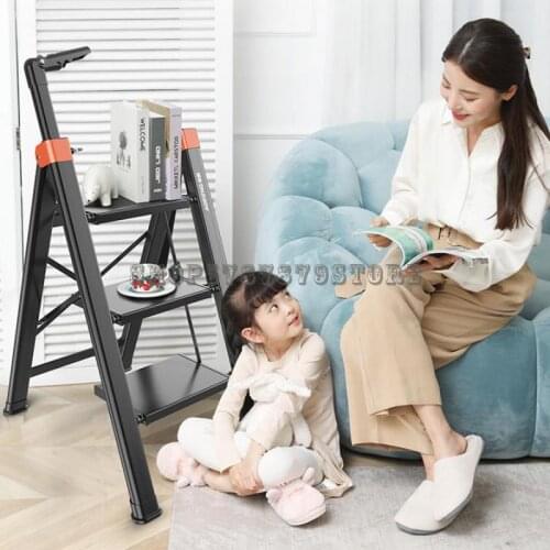 Multifunctional Household Ladder, Folding And Thickening Aluminum Alloy Herringbone Ladder, Flower Rack, Ladder Stool, Th