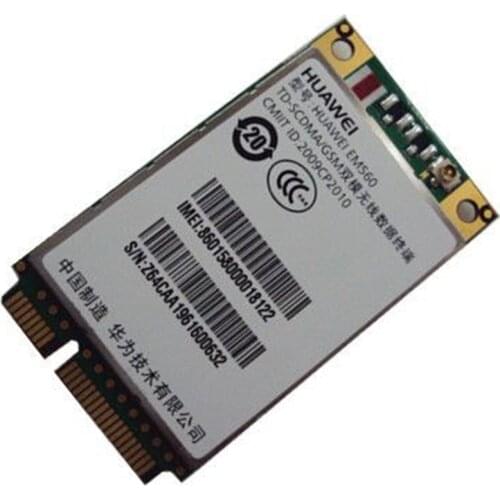 Huawei EM560 Minipcie 3G wireless communication module EDGE GSM GPRS 900MHz 1800MHz TD-SCDMA HSDPA Original package