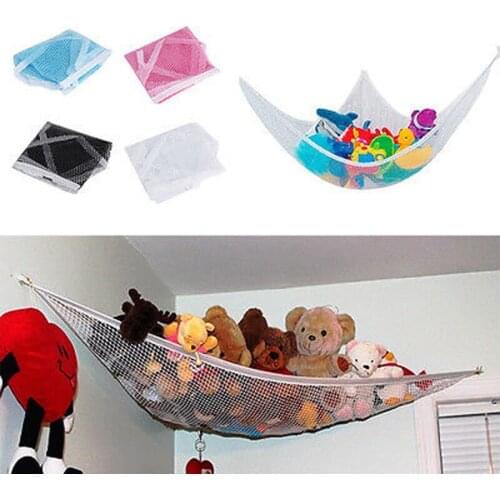 New Kids Toy Soft Teddy Storage Hammock Mesh Baby Bedroom Tidy Nursery Net