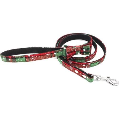 Christmas Small Dog Training Leash Serpentine Puppy Lead for Safe Walking Doggie Cat Kitty Durable Traction Rope Pet Supplies