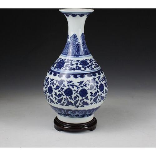 Traditional Chinese Blue&White Porcelain Pot