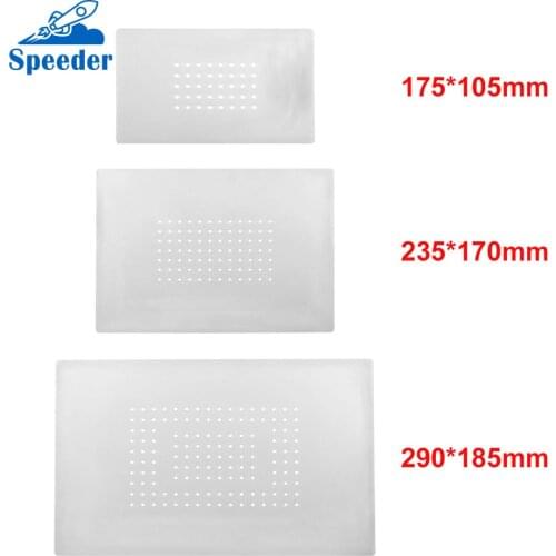 High Temperature Resistant Non-slip Gasket Heat Insulation Silicone Pad For LCD Separator Machine OCA repairing Mat with Holes