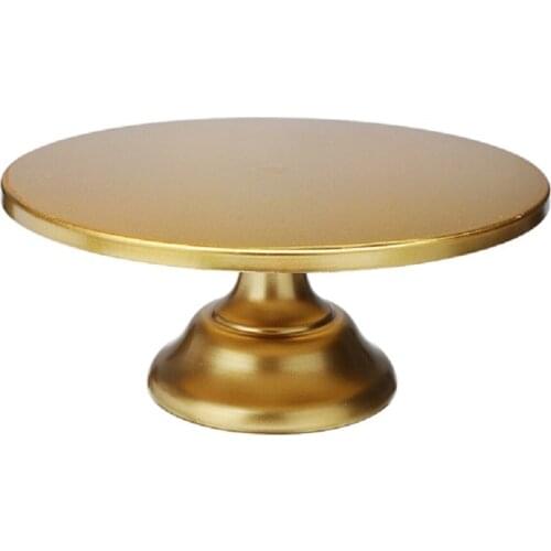 12 Inch Cake Iron Round Cake Stand Cake Decorating Tools Cake Holder Kitchen DIY Plate Baking Tools Gold