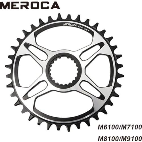 MEROCA Mountain bike Chainring for FC-M6100/7100/8100/9100 12 Speed 32T/34T/36T/38T XTR single Chain wheel For Shimano