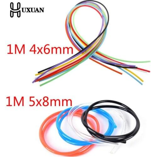 1m 5X8mm 4x6mmFuel Pipe Tubing Petrol Line Unleaded Oil Hose Synthetic Material Motorcycle Fuel Gas Line Hose Tube