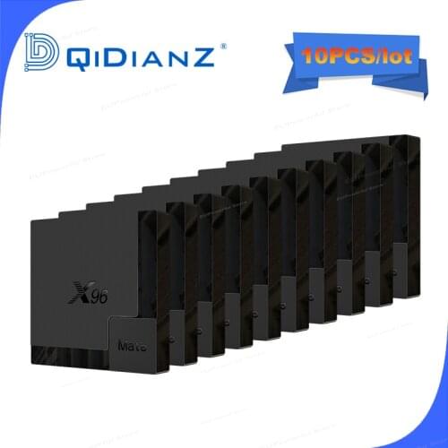 10PCS Android tv box Android 10 X96 MATE 6K H616 Quad Core Media player Play Store Free Fast Android smart tv Set top box NEW