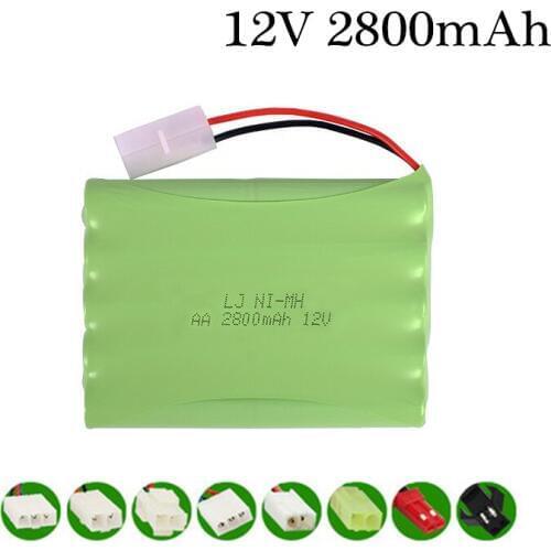 12v 2800mah NiMH Battery For Rc toys Car Tanks Trains Robot Boat Gun Ni-MH AA 1000mah 12v Rechargeable Battery