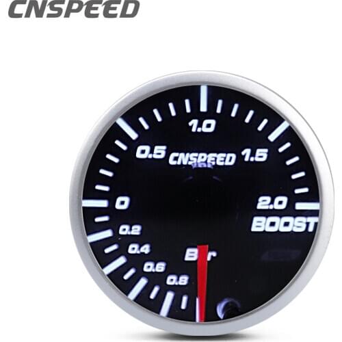 2inch 52mm Universal 10 Color LED Racing Bar Turbo Boost Gauge Car Auto Boost Meter Red Pointer With Sensor&Holder 12v