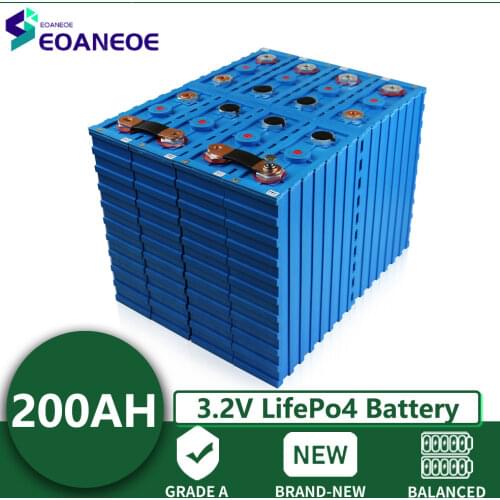 New CALB 3.2V200ah LiFePO4 Rechargeable Battery cell SE200AHA Plastic 12v200AH 24V for pack EV solar batteries US EU AU Tax-free