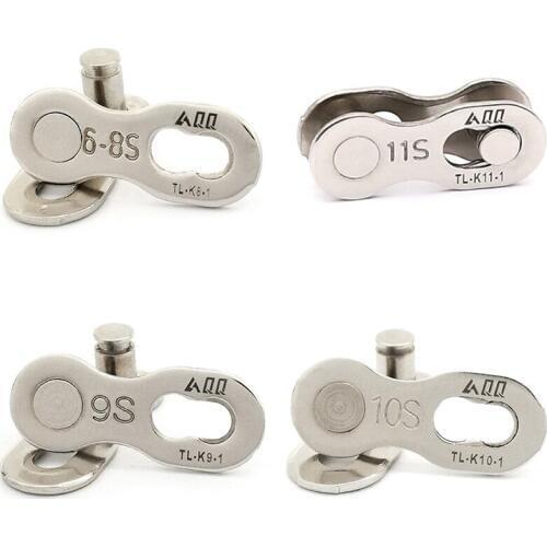 6/7/8/9/10/11 Speed Bicycle Chain Link Connector Joints Magic Buttons Speed Quick Master Links Chain Mountain Bike Accessories
