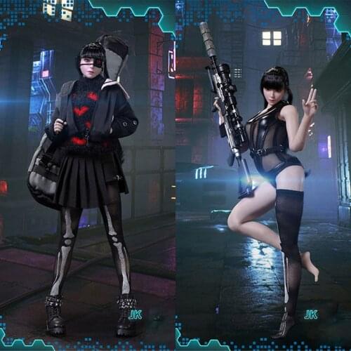 ARMSHEAD 1/6 JK Girl Set 4.0 Armed Female Student Suit Weapon Fit 12 inch Action Figure Body