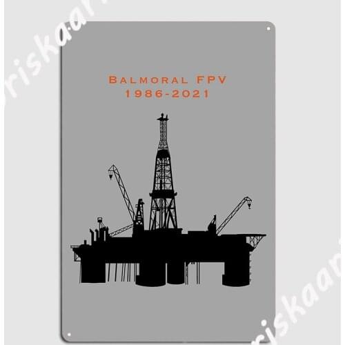 Balmoral Fpv Metal Sign Plaques Living Room Club Home Funny Tin sign Poster