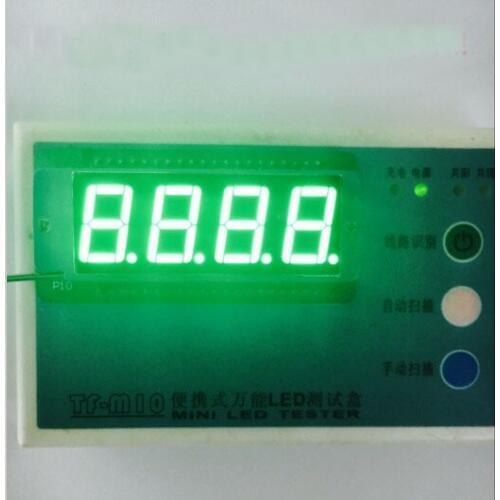 Free Ship 100pcs four digital tube 0.56 common anode/cathode 0.56inch Emerald green 4bit digital tube digital tube anode